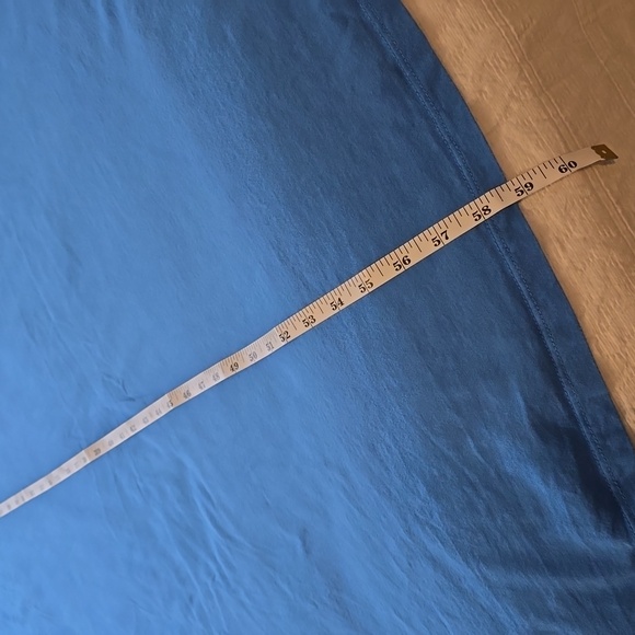 Threads 4 Thought Blue Maxi Dress with Rust Orange Trim - Picture 10 of 16